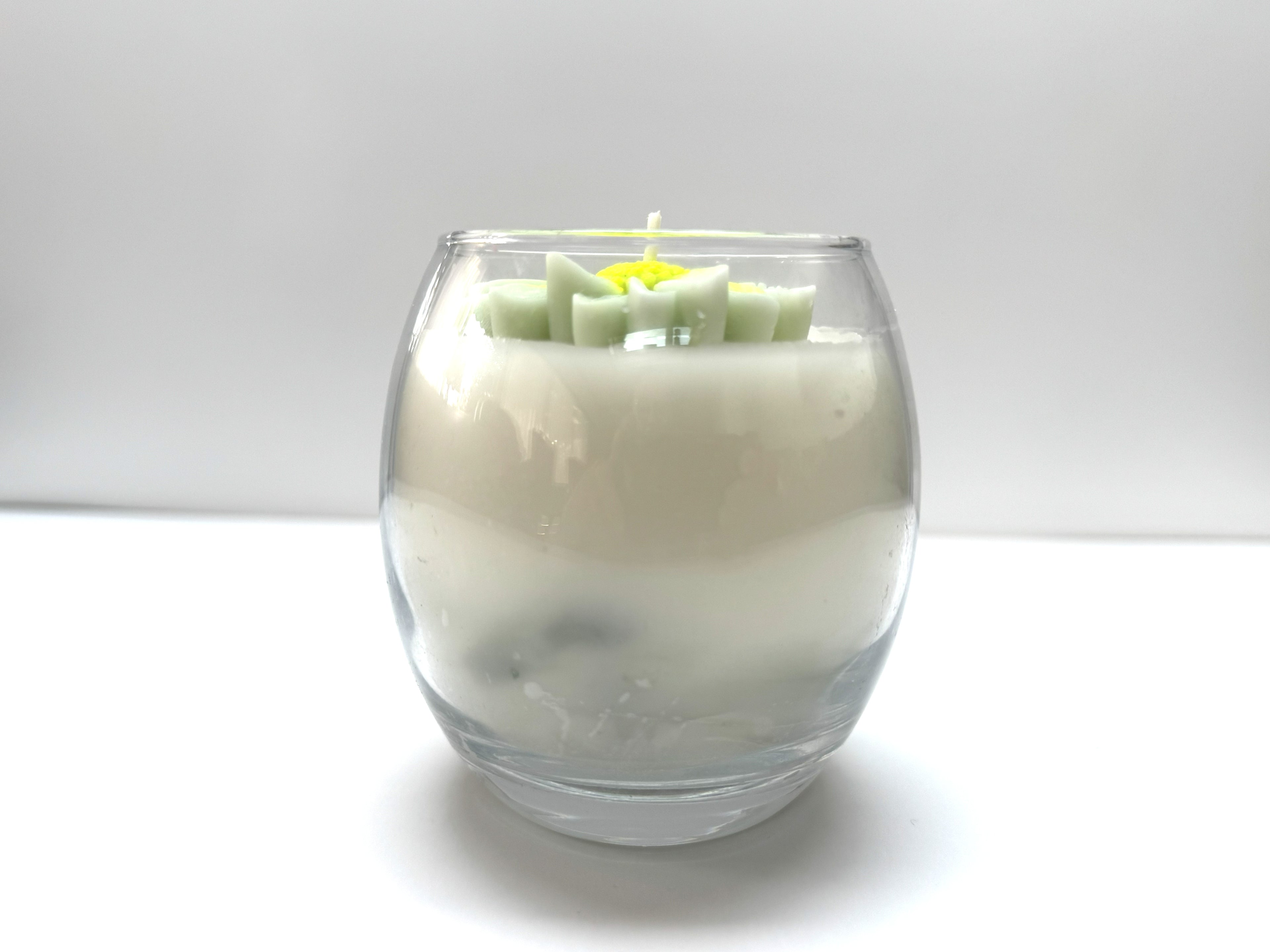 HANDMADE GLASS CANDLE