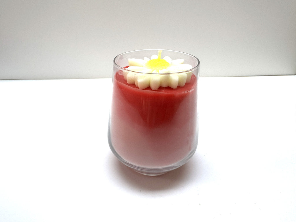 HANDMADE GLASS CANDLE