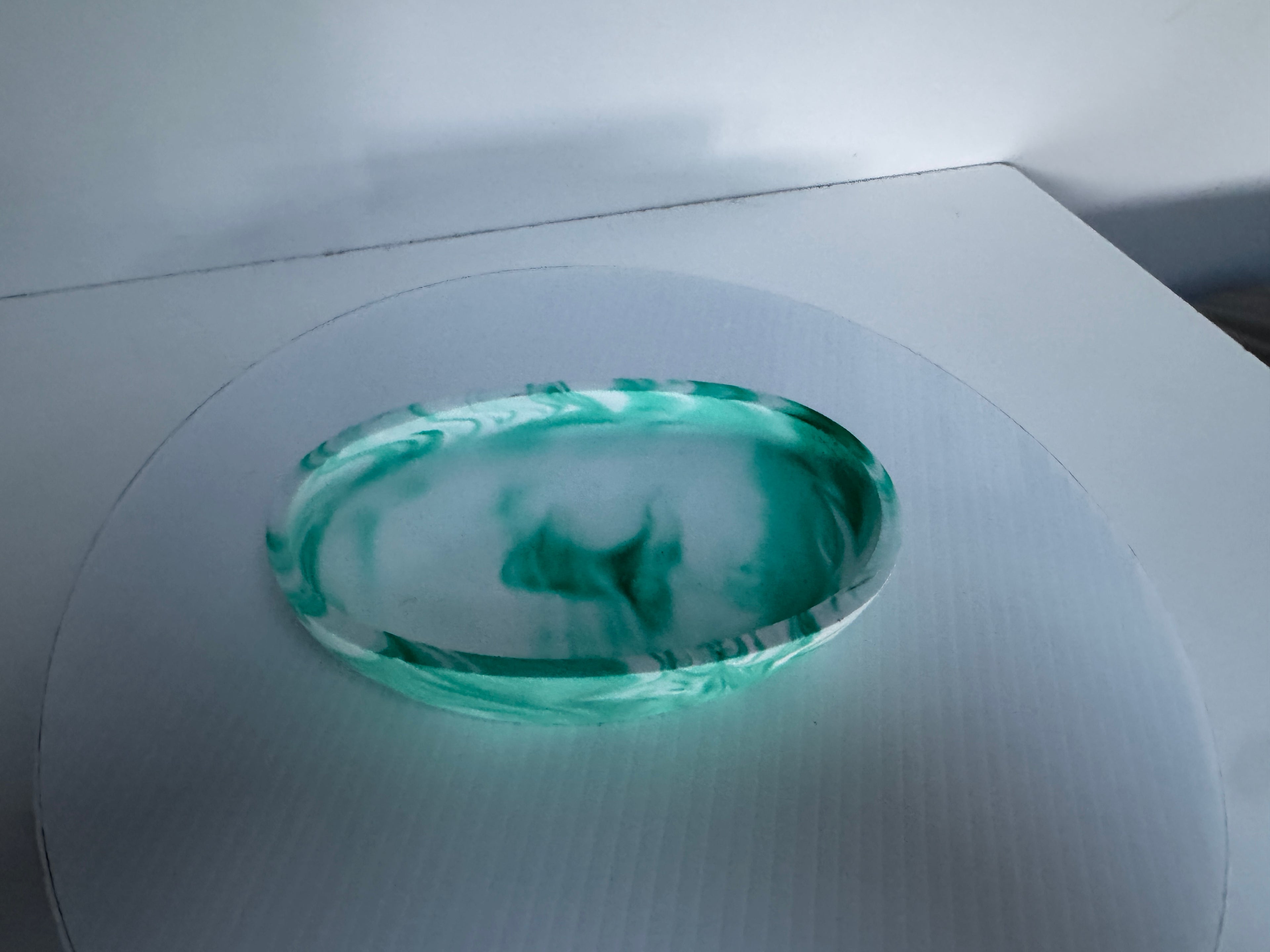 Resin/ Plaster oval shape