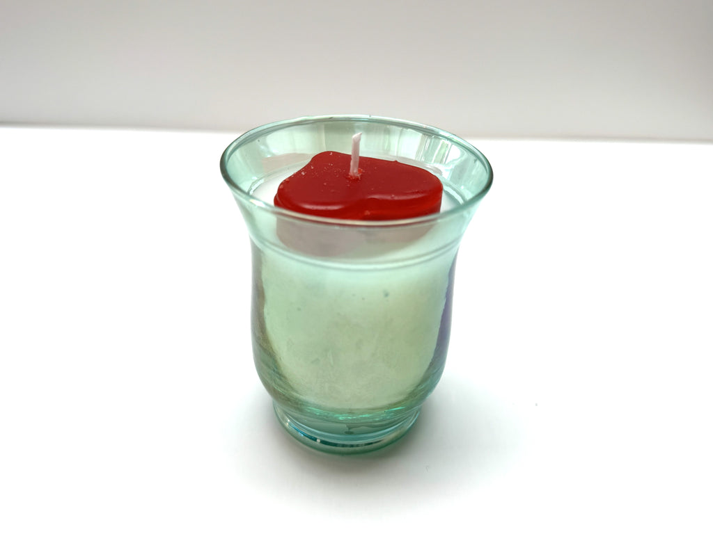 HANDMADE GLASS CANDLE