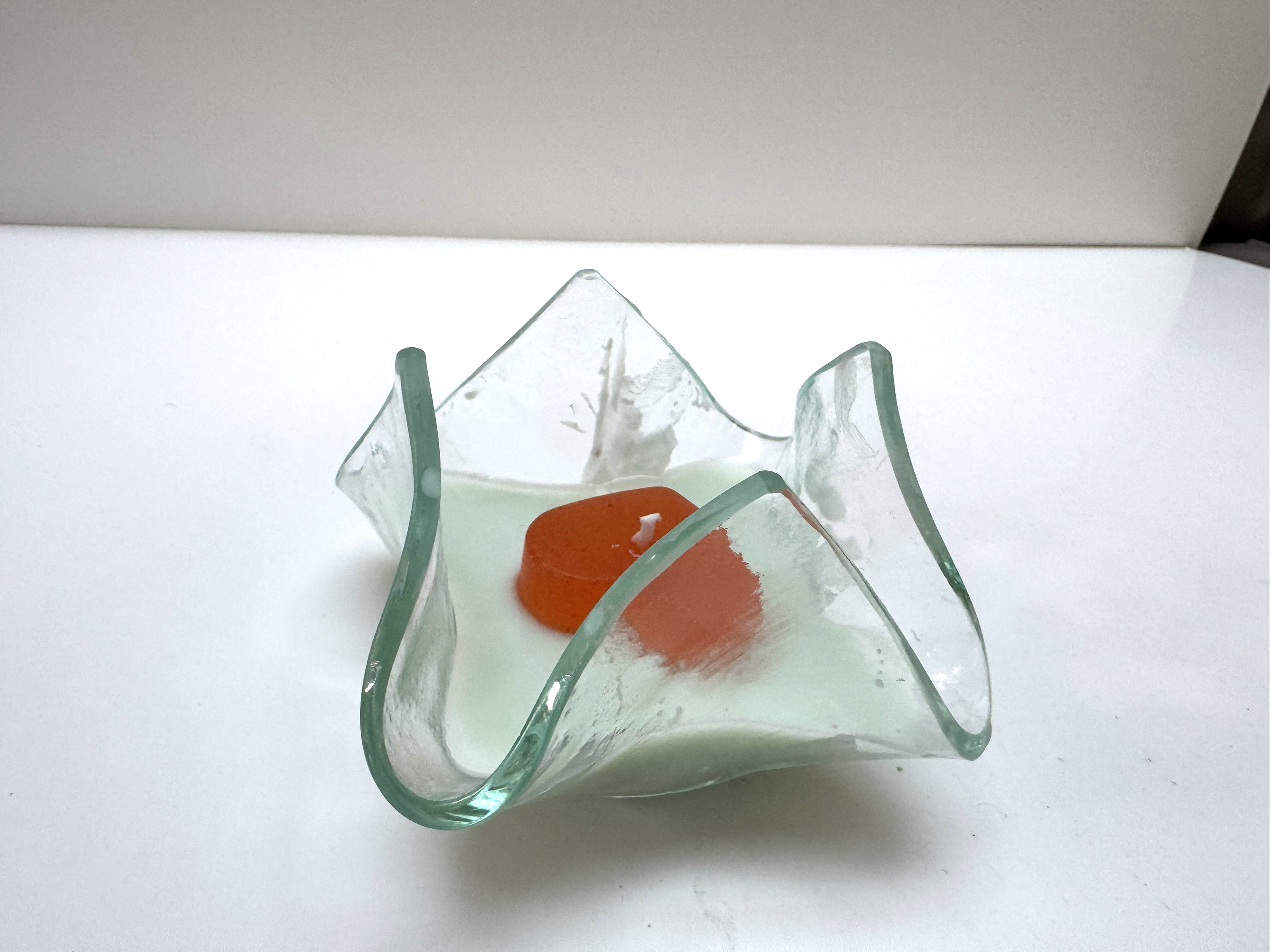 HANDMADE GLASS CANDLE
