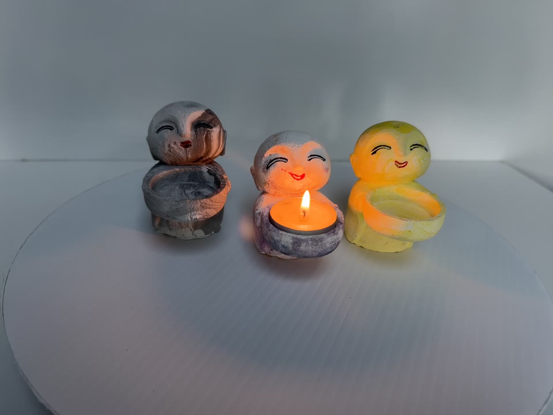Buddha cancle holder